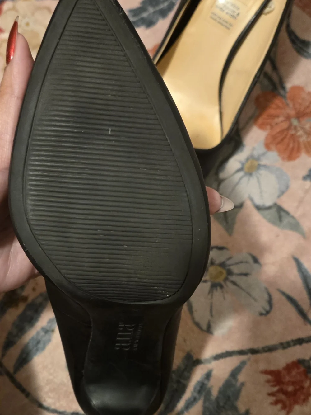 a.n.a Black Pointed Toe High Heel Pumps